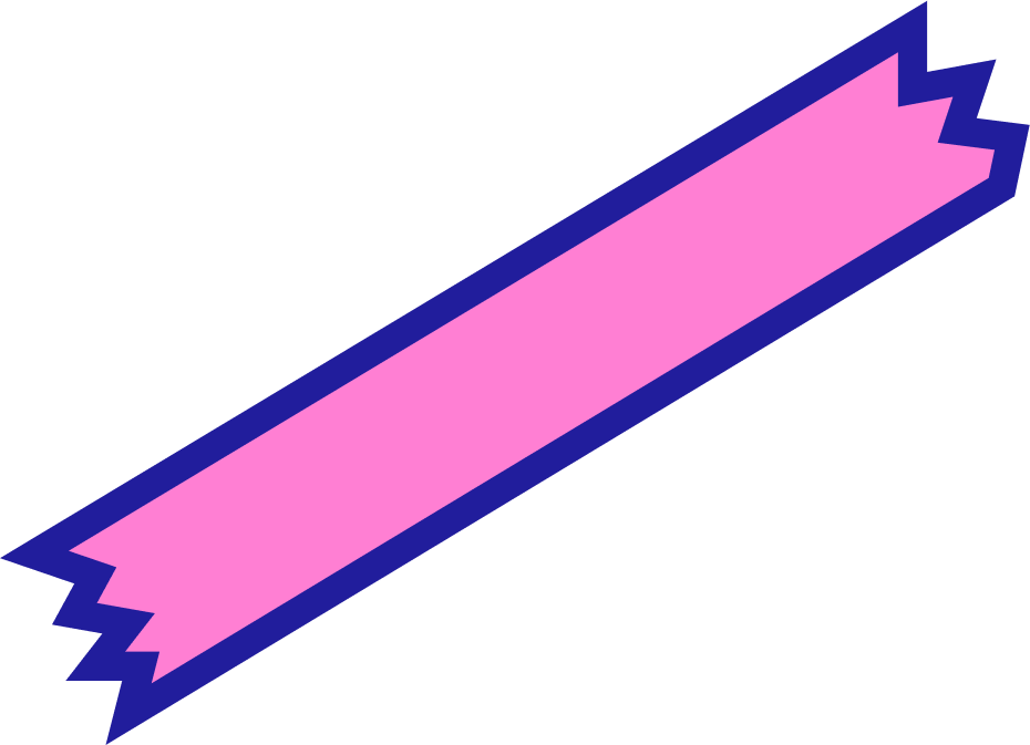 Left blue tape