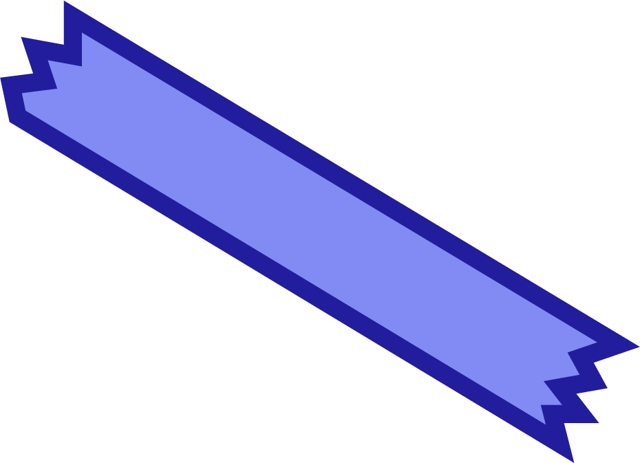 Right blue tape